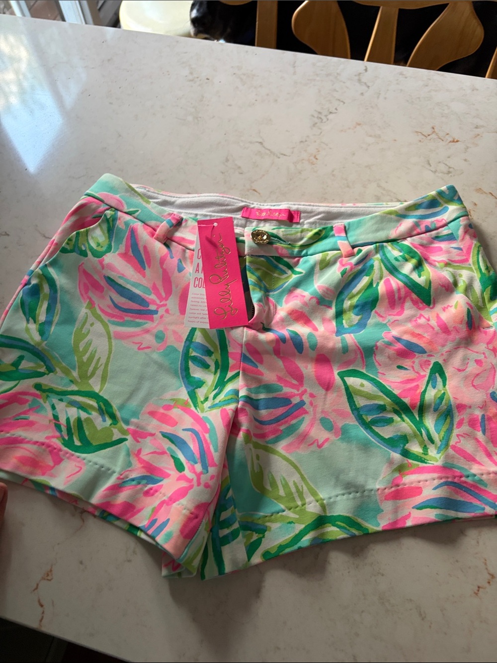 Lilly Pulitzer Pink, Mint & Green Floral  Shorts